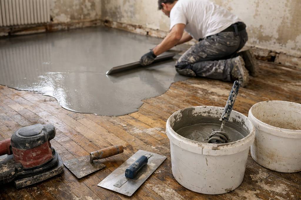 Comment réagréer un parquet ancien pour retrouver un sol parfaitement plat avant la pose d’un nouveau revêtement
